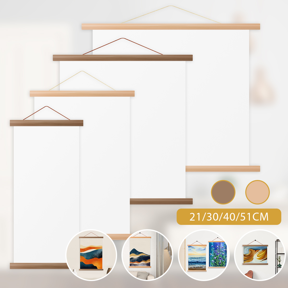 4pcs Picture Poster Hanger Fra - đánh giá và giá Engraved Wood Frame