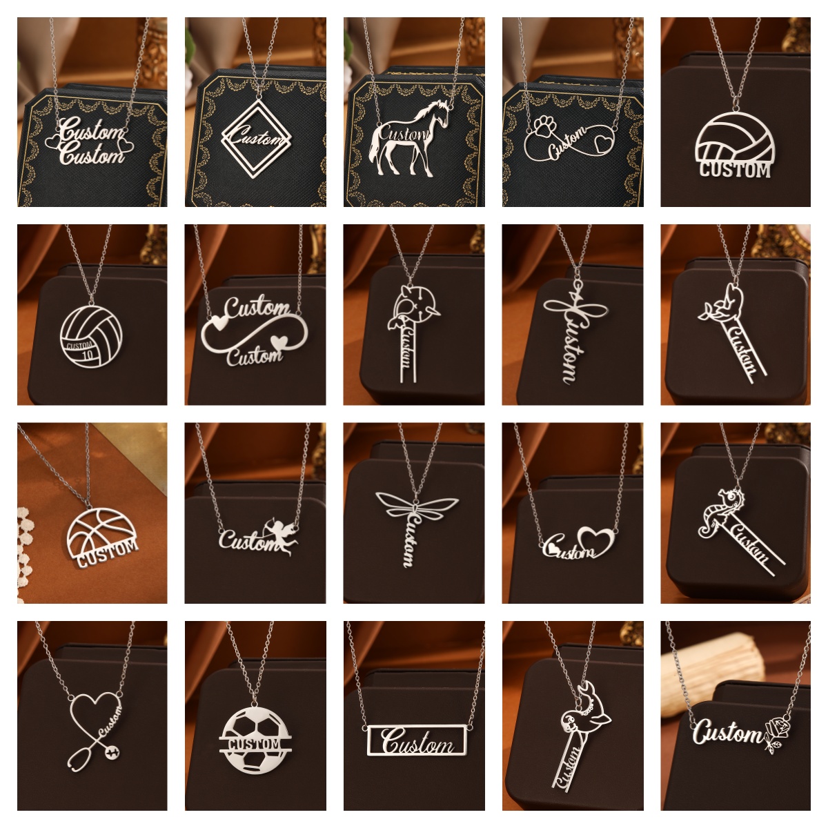 1pc Stainless Steel Customized - đánh giá và giá Name Necklace Custom