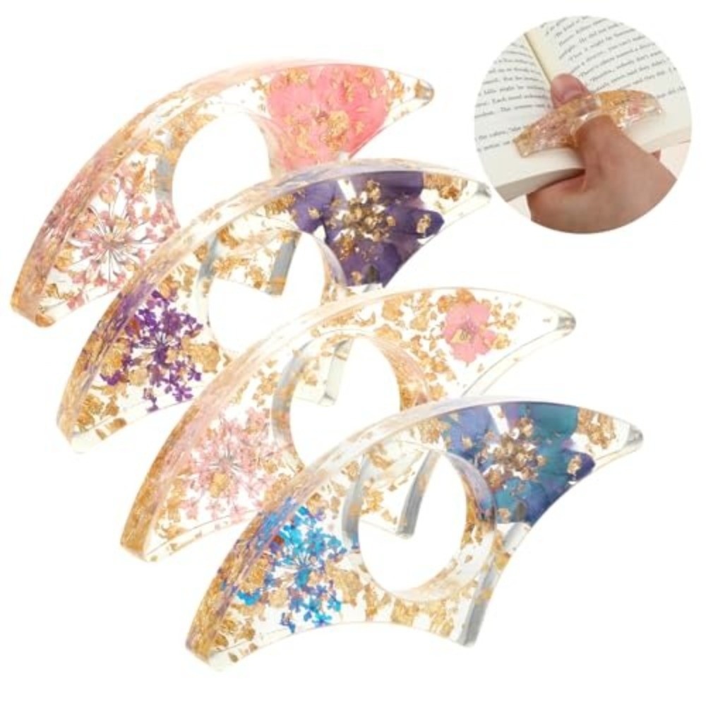 4PCS Gift Dried Flower Resin B - đánh giá và giá Dried Flower Bookmark