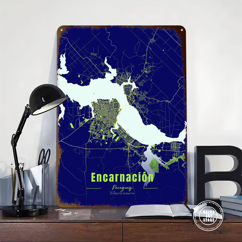 Encarnación Decoration Home De - đánh giá và giá Custom Map Poster