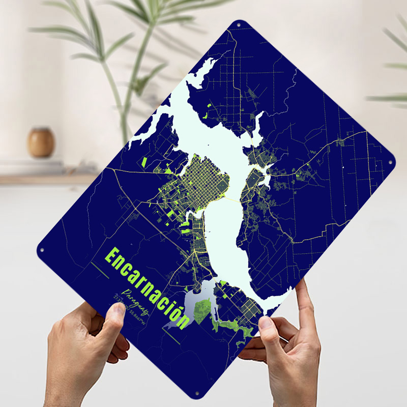 Encarnación Decoration Home De - đánh giá và giá Custom Map Poster