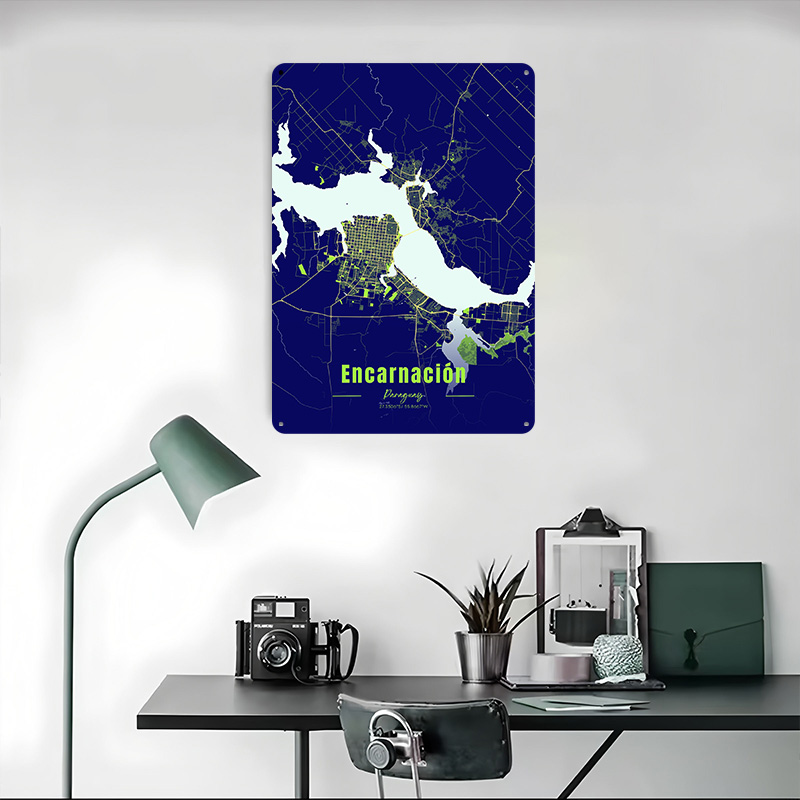 Encarnación Decoration Home De - đánh giá và giá Custom Map Poster