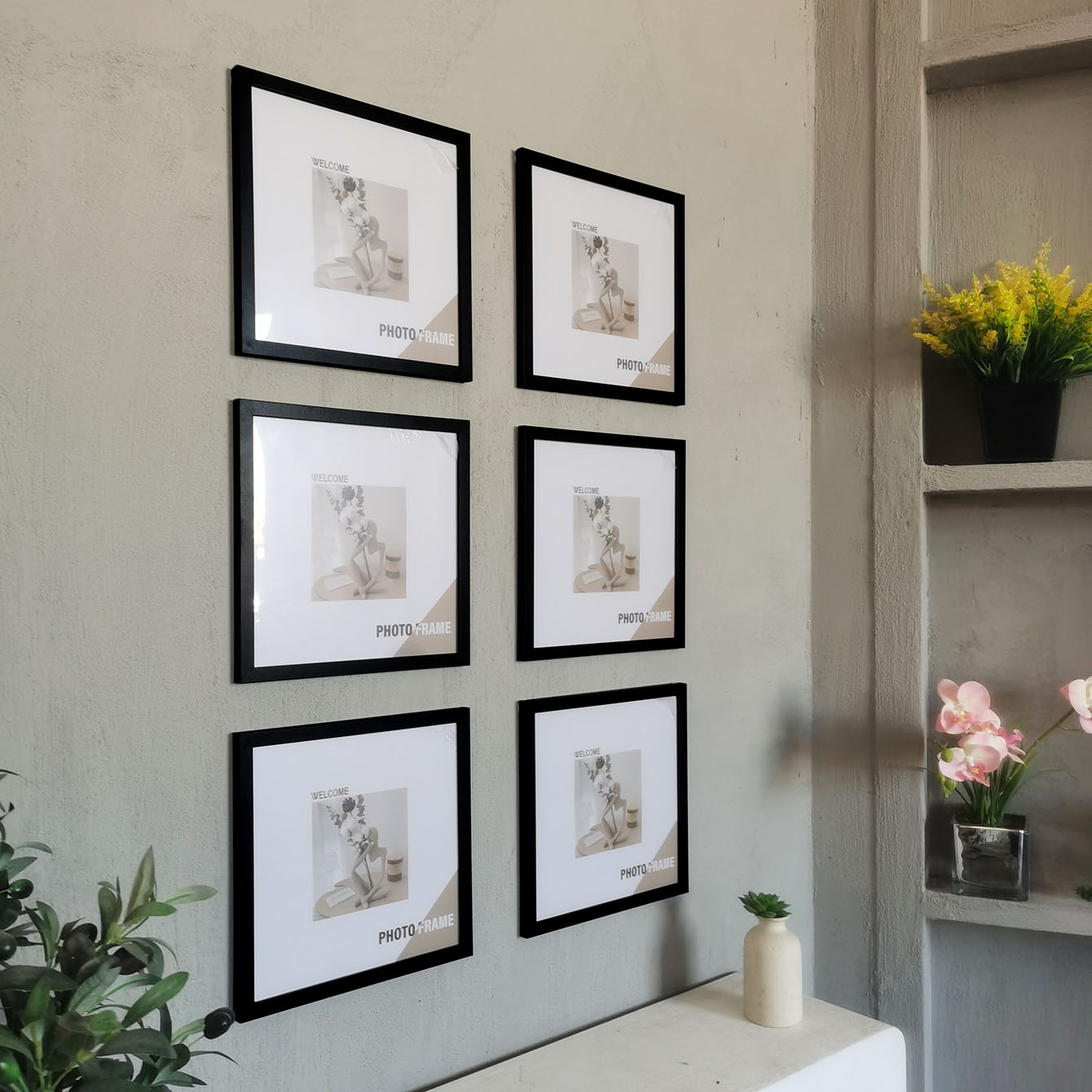 3Pcs Wood Square Photo Frames  - đánh giá và giá Engraved Wood Frame