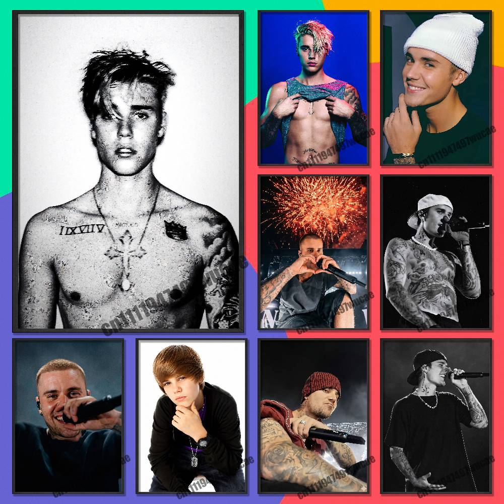 For J-Justin Singer B-Bieber P - đánh giá và giá Custom Map Poster