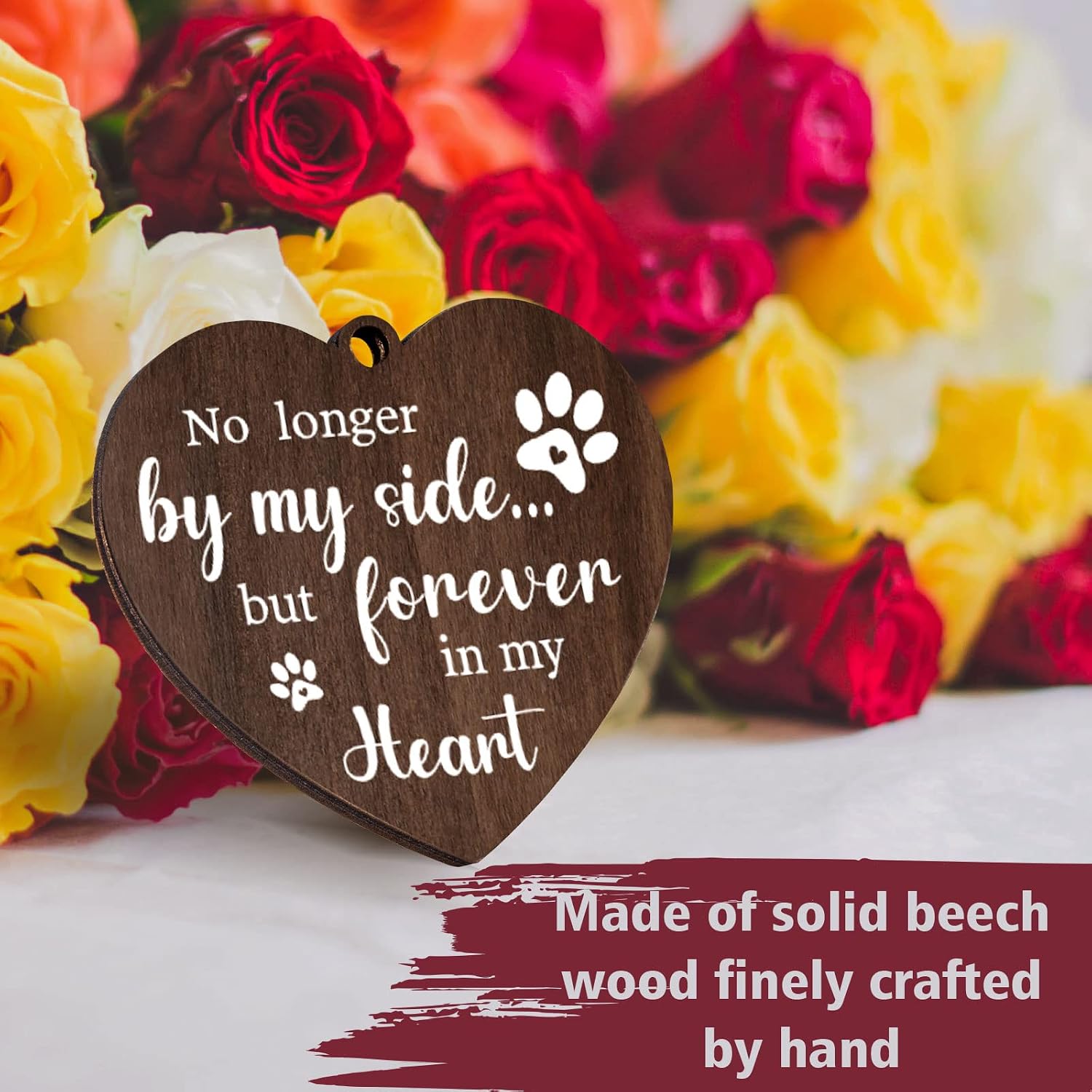 Pet Memorial Photo Frame for D - đánh giá và giá Engraved Wood Frame