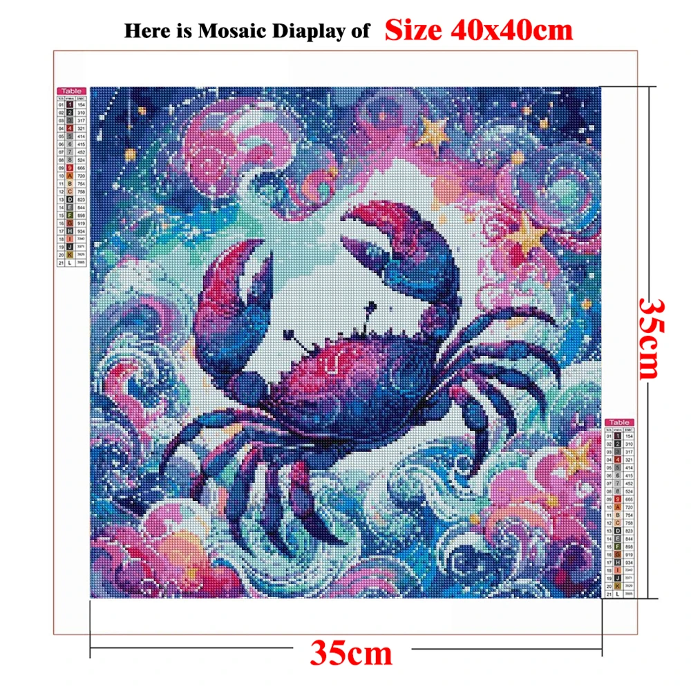 5D Diamond Painting Zodiac Sig - đánh giá và giá Photo Mosaic Print