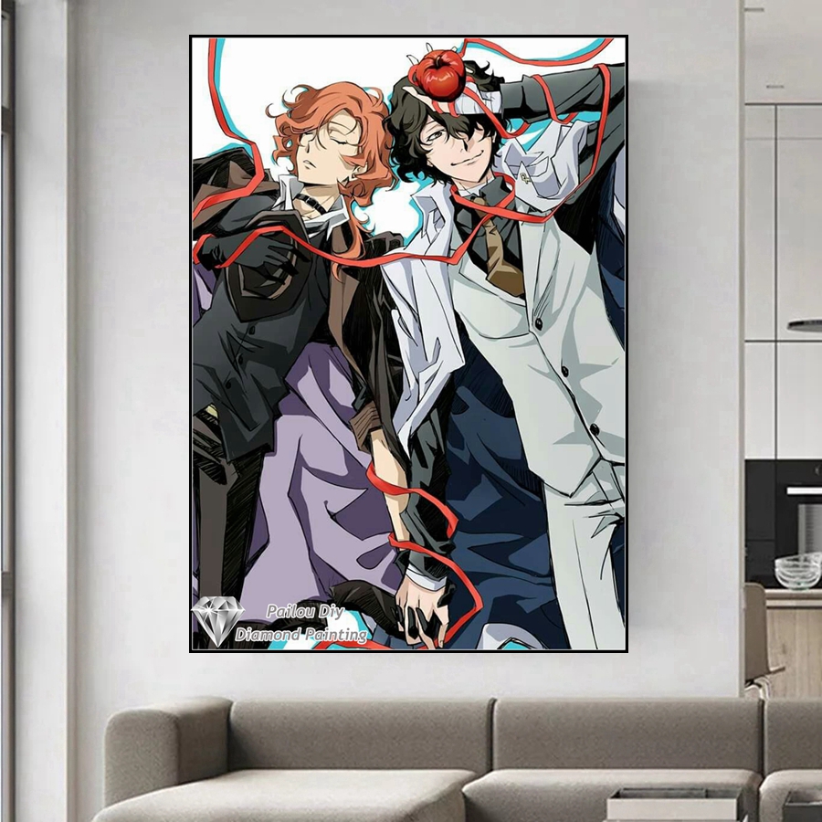 Bungou Stray Dogs Diy Diamond  - đánh giá và giá Photo Mosaic Print