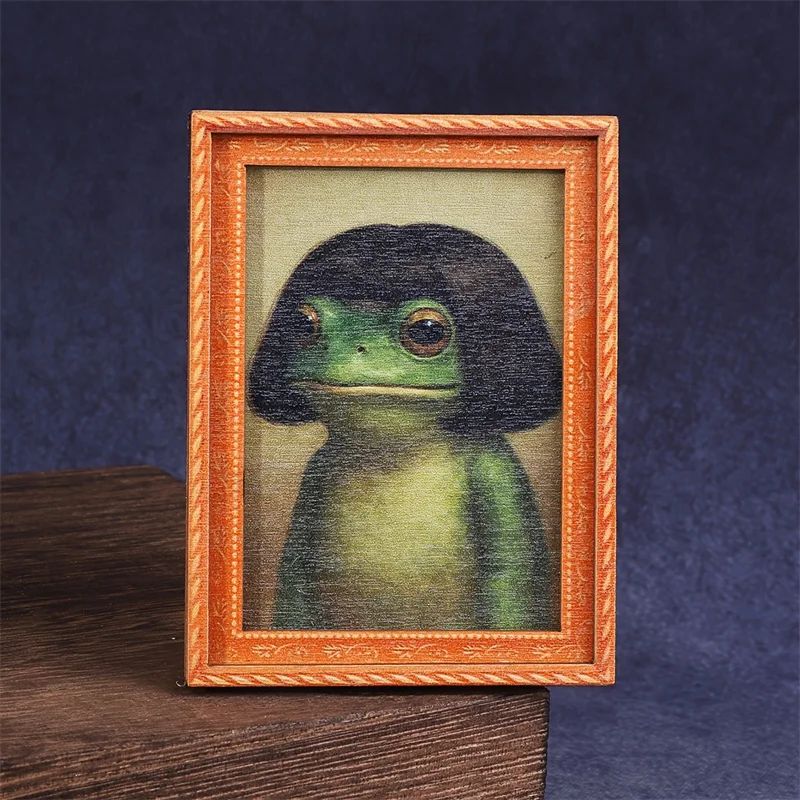 Mini Wooden Photo Frame Frog F - đánh giá và giá Engraved Wood Frame