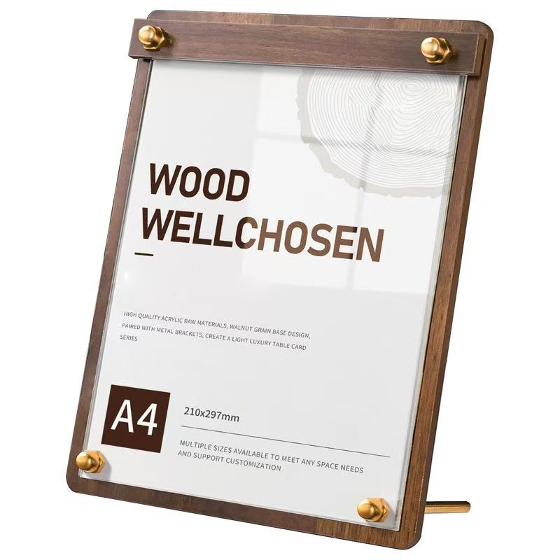 Custom A4/A5 Acrylic Wood Grai - đánh giá và giá Custom Map Poster