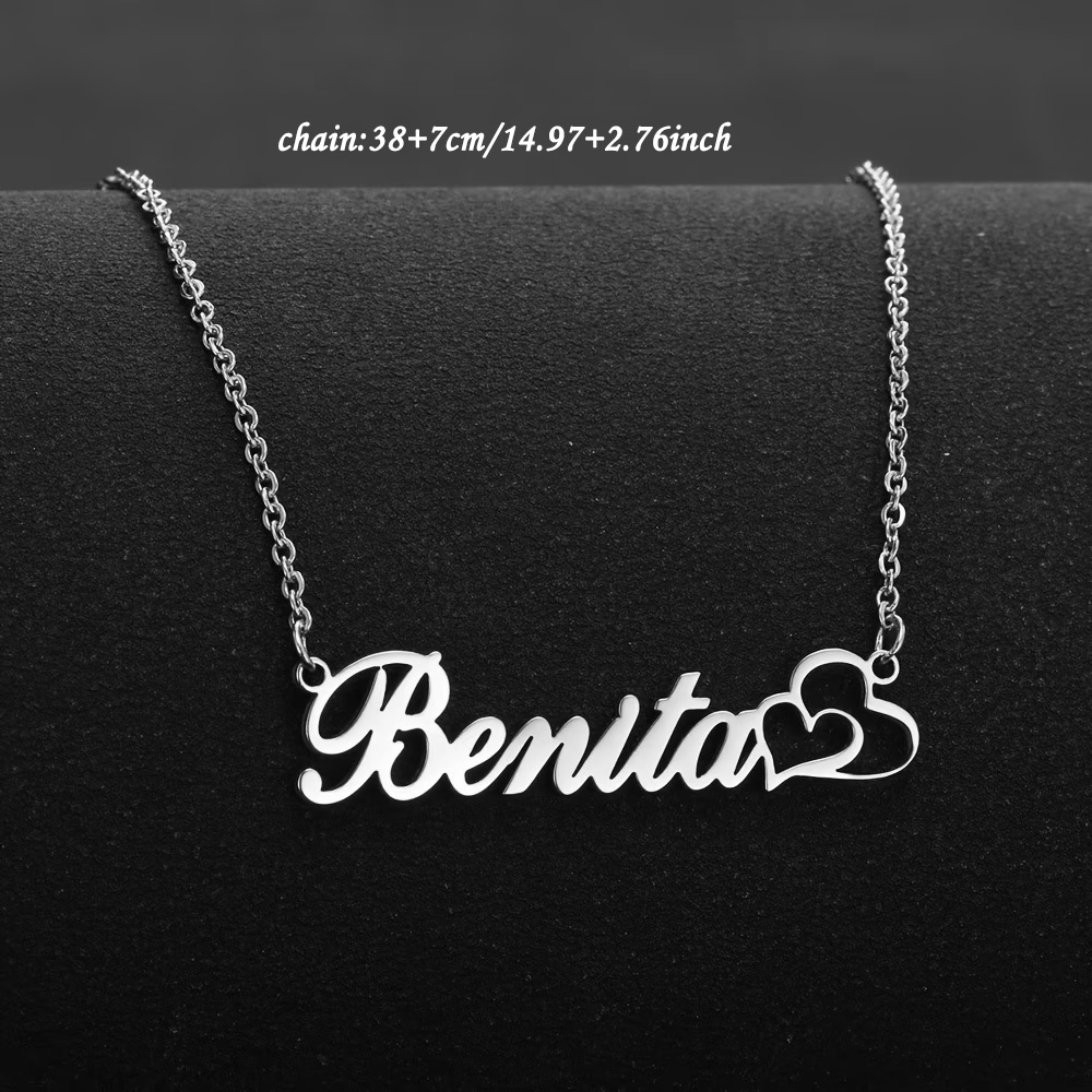 Personalized Double Heart Cust - đánh giá và giá Name Necklace Custom