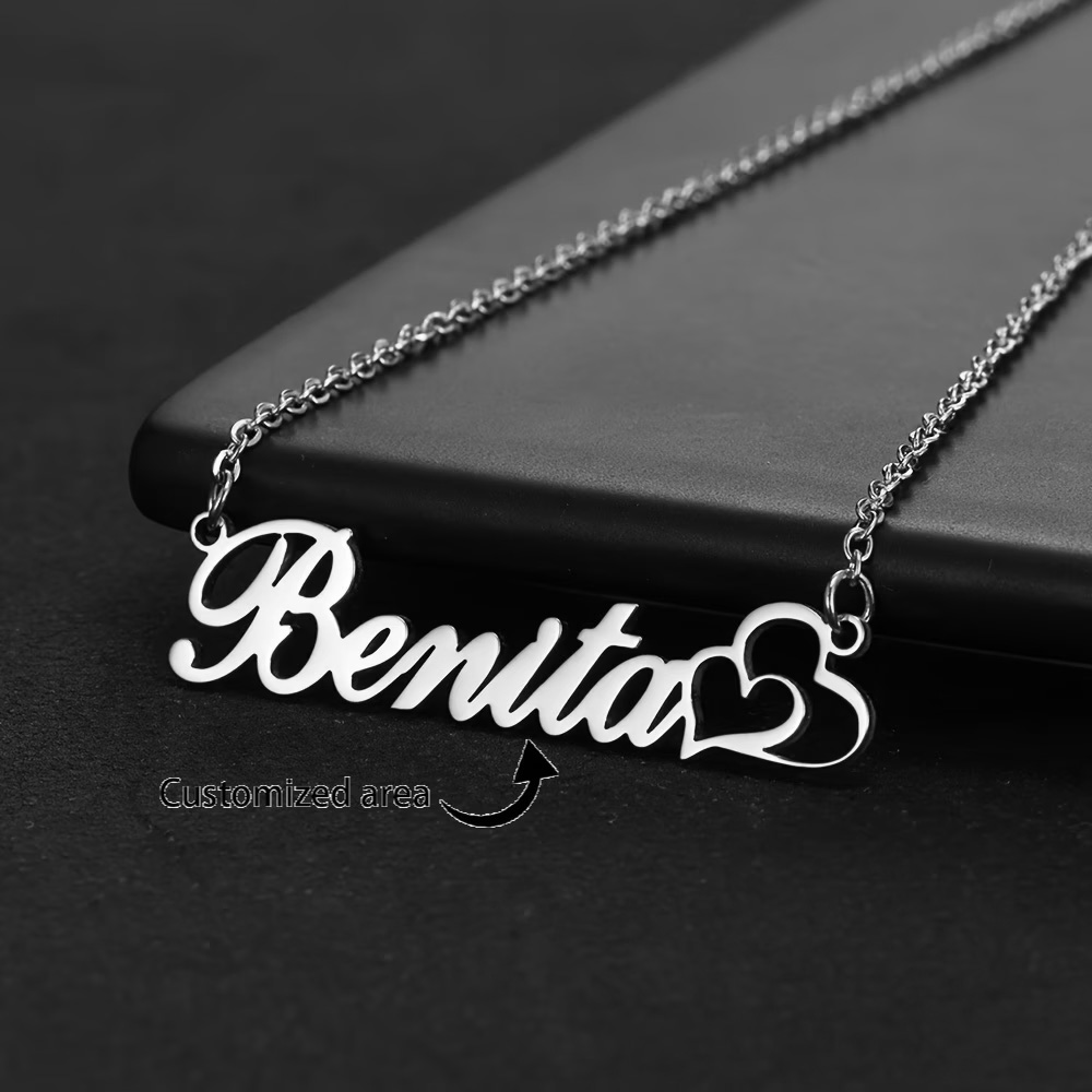 Personalized Double Heart Cust - đánh giá và giá Name Necklace Custom